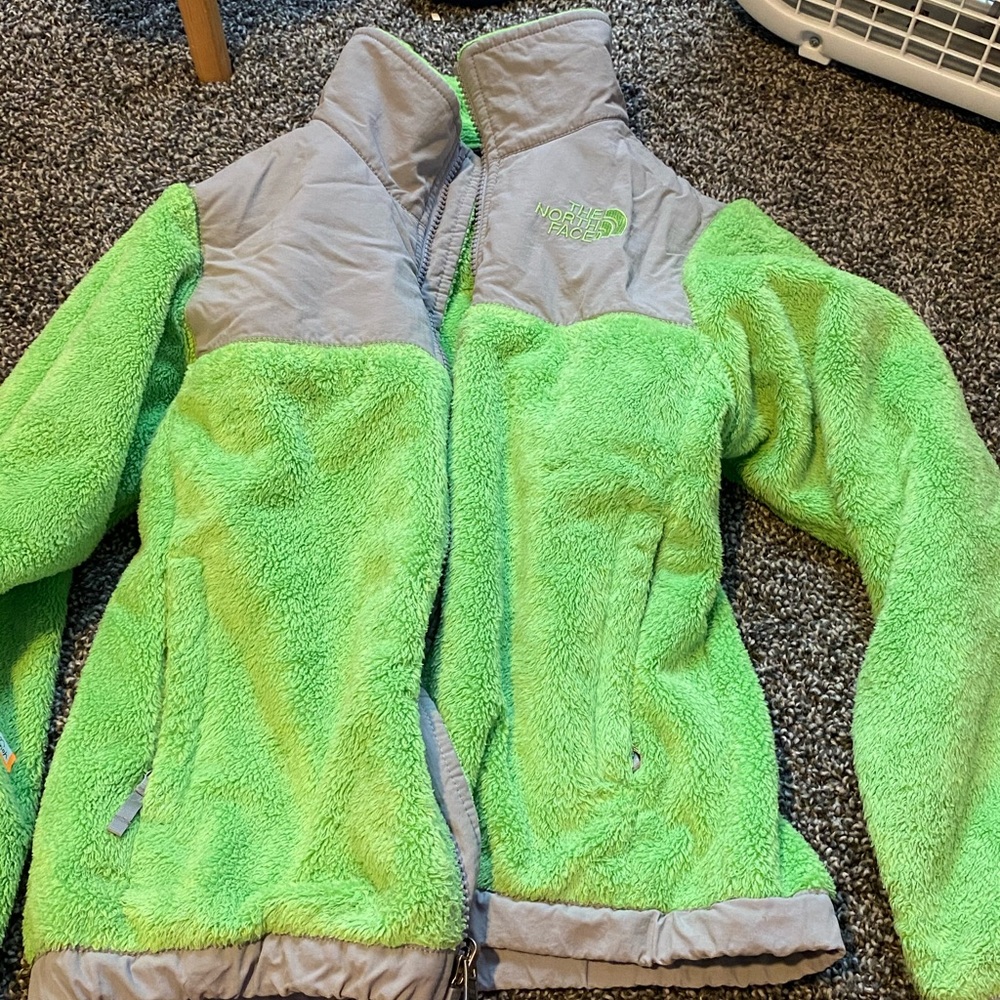 Green north face